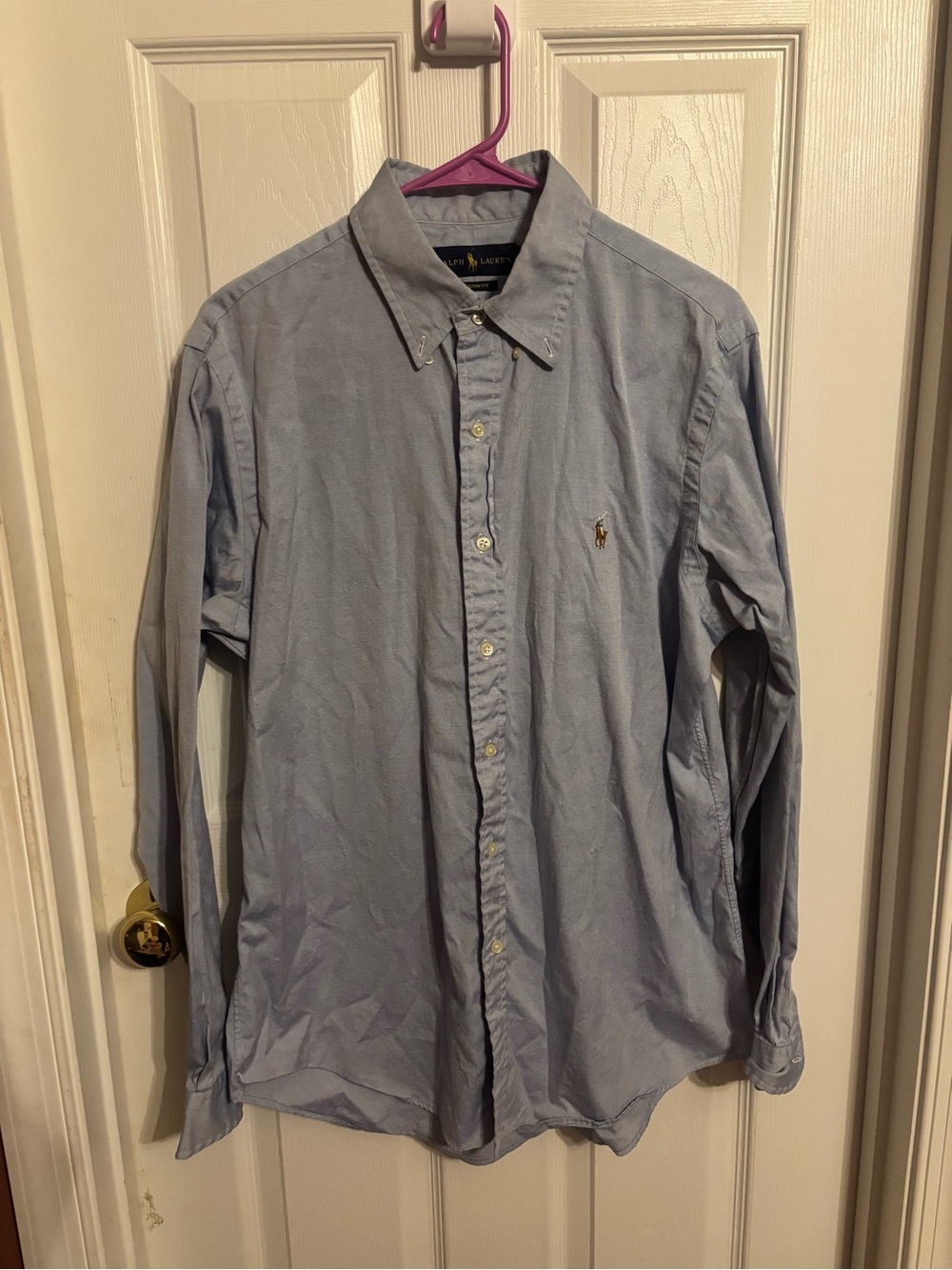 Ralph Lauren Light Blue Button-Down Oxford Shirt